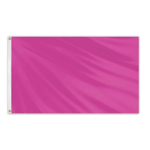 Solid Color Outdoor Nylon Flag 3' x 5' - Orchid